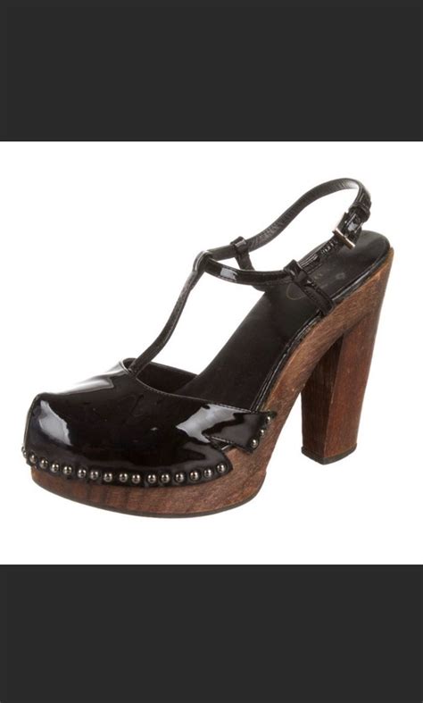 prada clear clogs